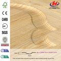 JHK-009-1 Garaje exterior Grano de madera La mejor calidad Natural Padouk Veneer moldeado Venta Fábrica Puerta Piel